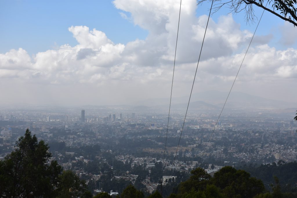 Sehenswürdigkeiten von Addis Abeba Blick vom Entoto