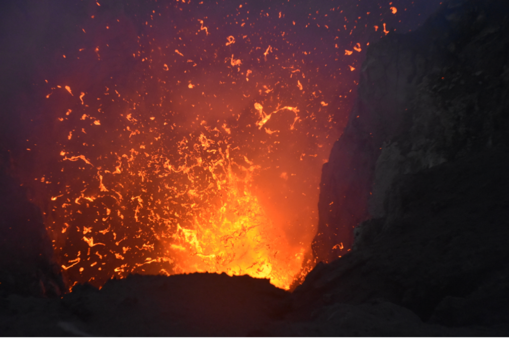 Explosion Vulkan Yasur auf Tanna