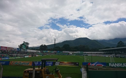 Schöner Ausblick vom Estadio Pensativo