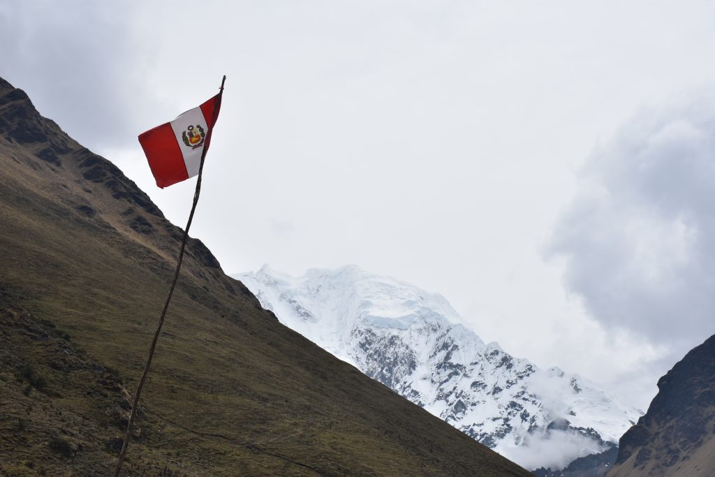 Peru Flagge Humantay