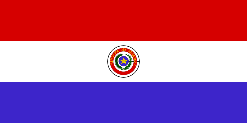 Flagge Paraguay - enjoy your journey